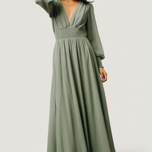 Olivia Maxi Dress | Eucalyptus
