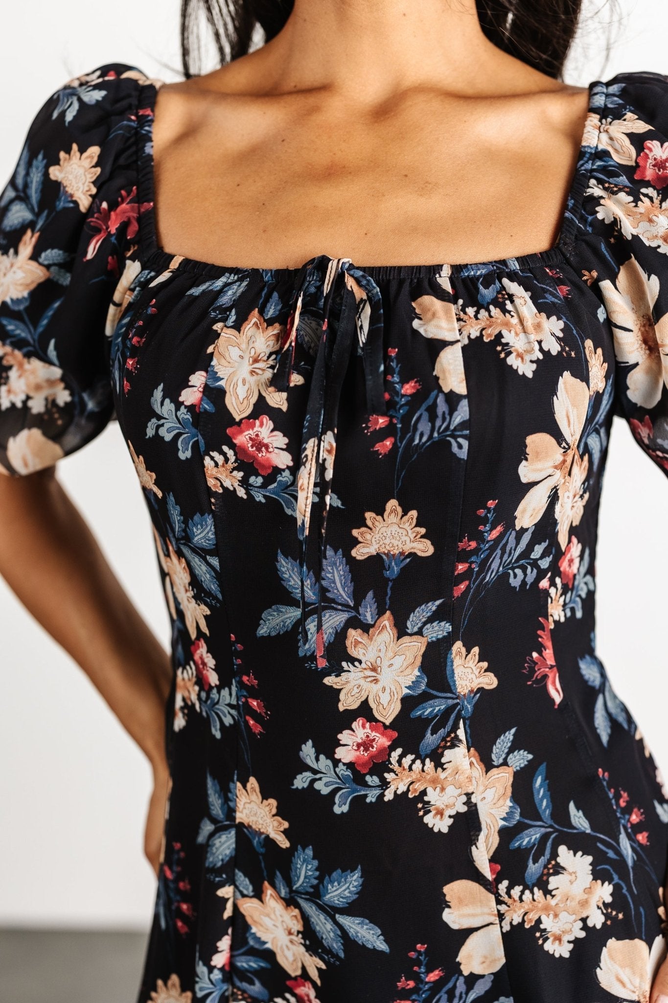 Raelynn Maxi Dress | Black Floral - Image 8