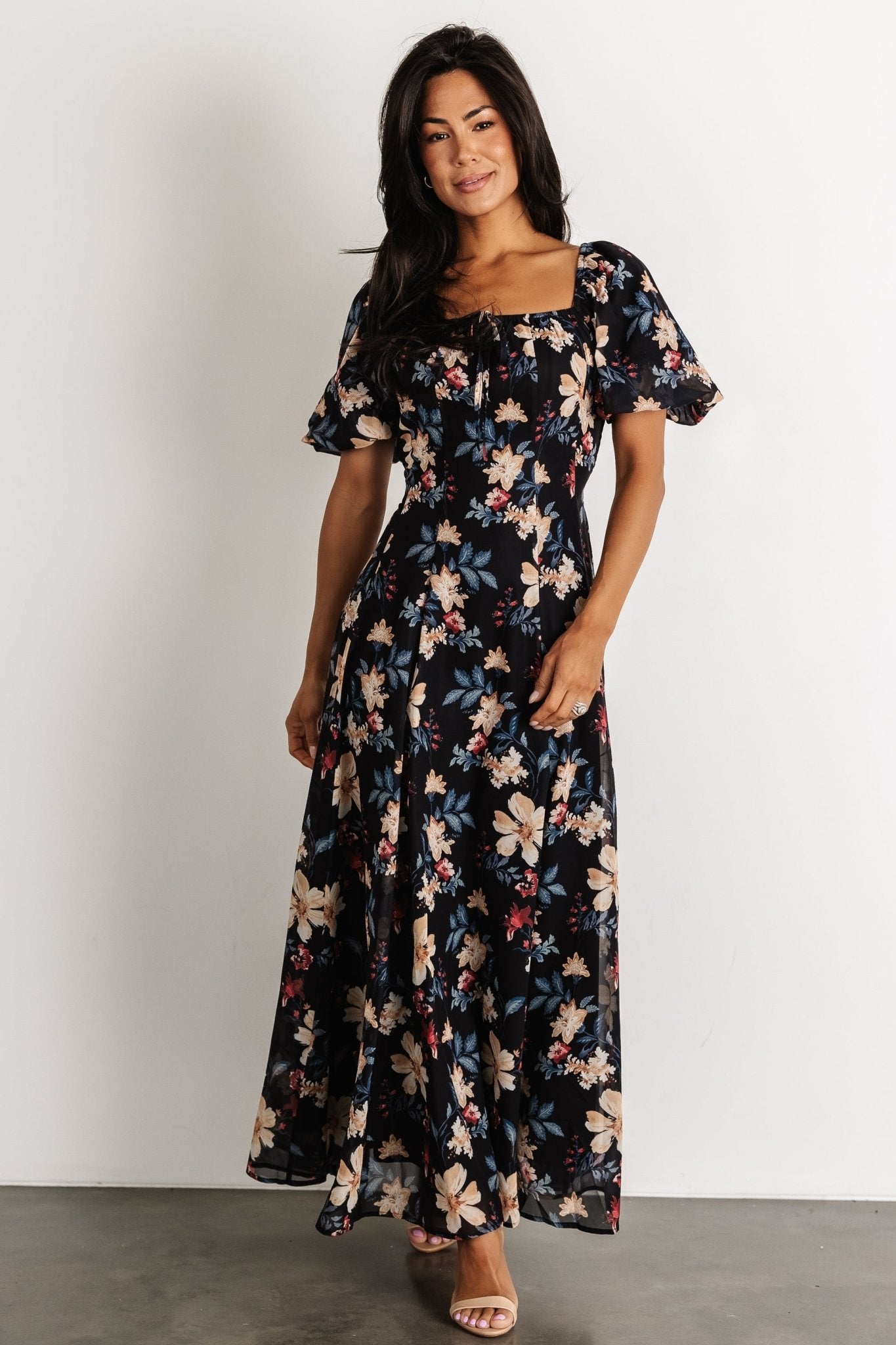 Raelynn Maxi Dress | Black Floral - Image 5
