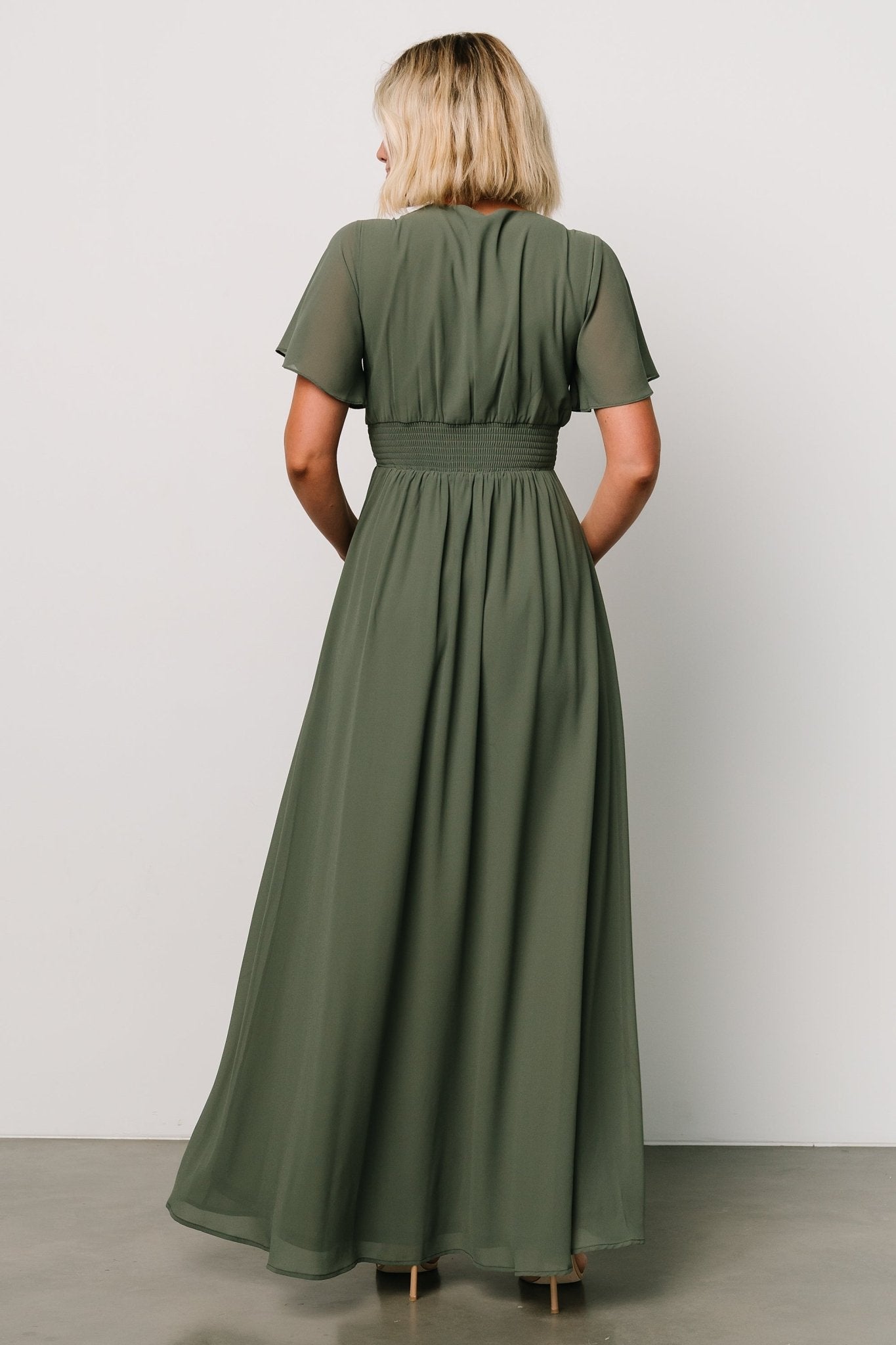 Ramona Maxi Dress | Dark Sage - Image 7