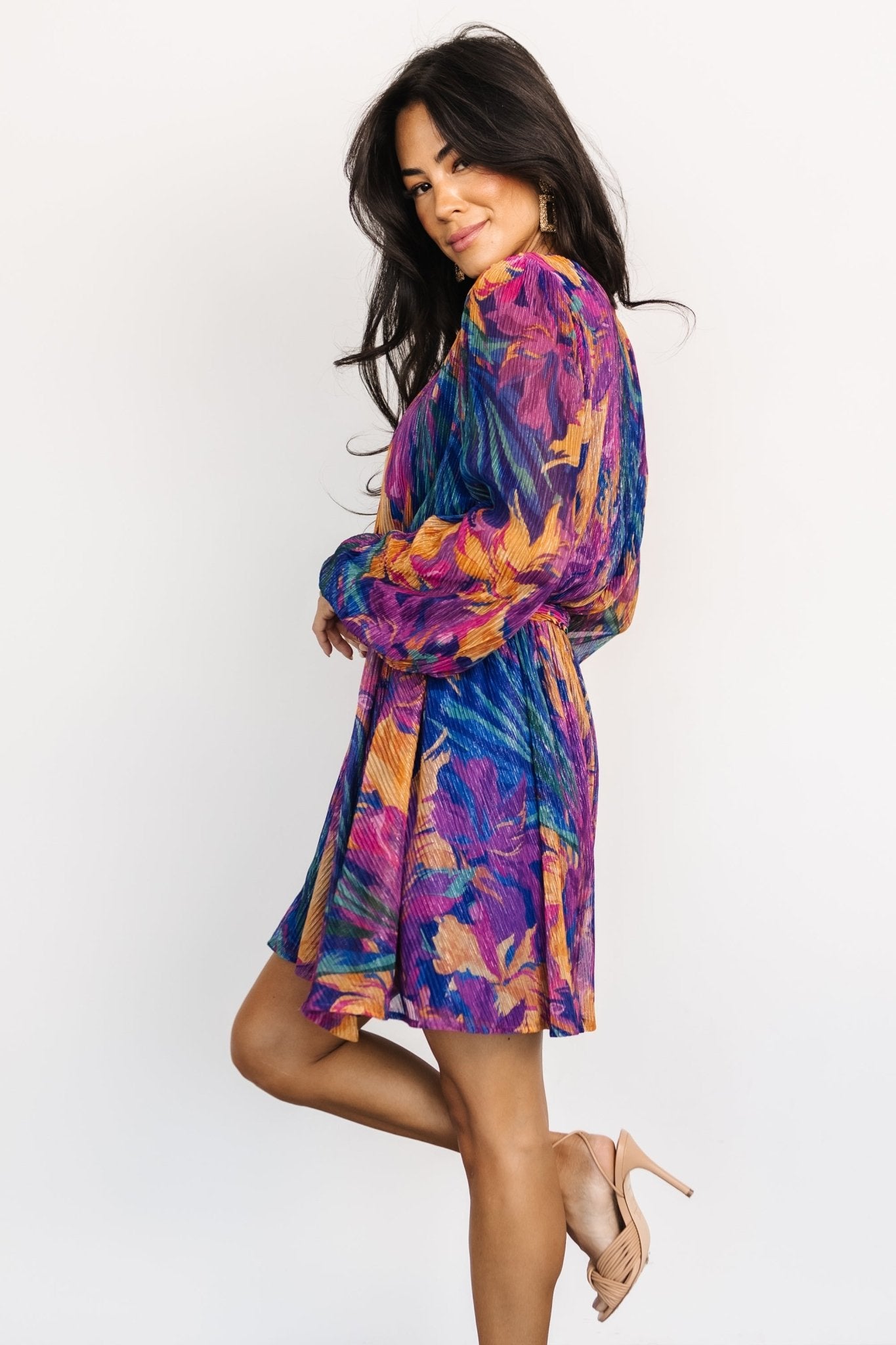 Rev Mini Dress | Blue Multi - Image 2