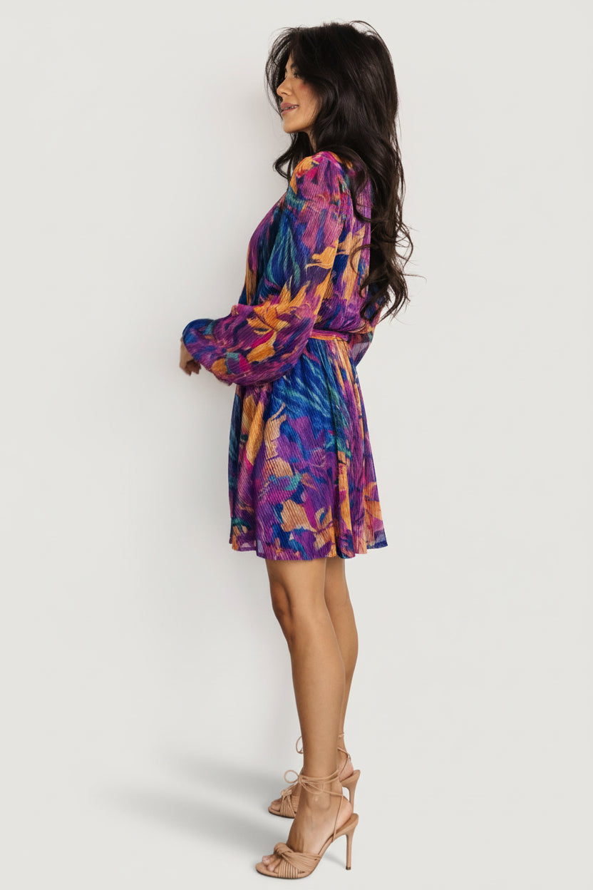 Rev Mini Dress | Blue Multi - Image 6