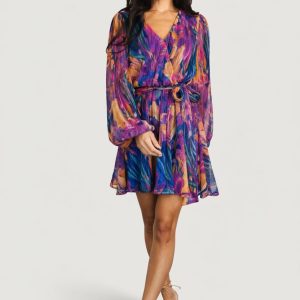 Rev Mini Dress | Blue Multi