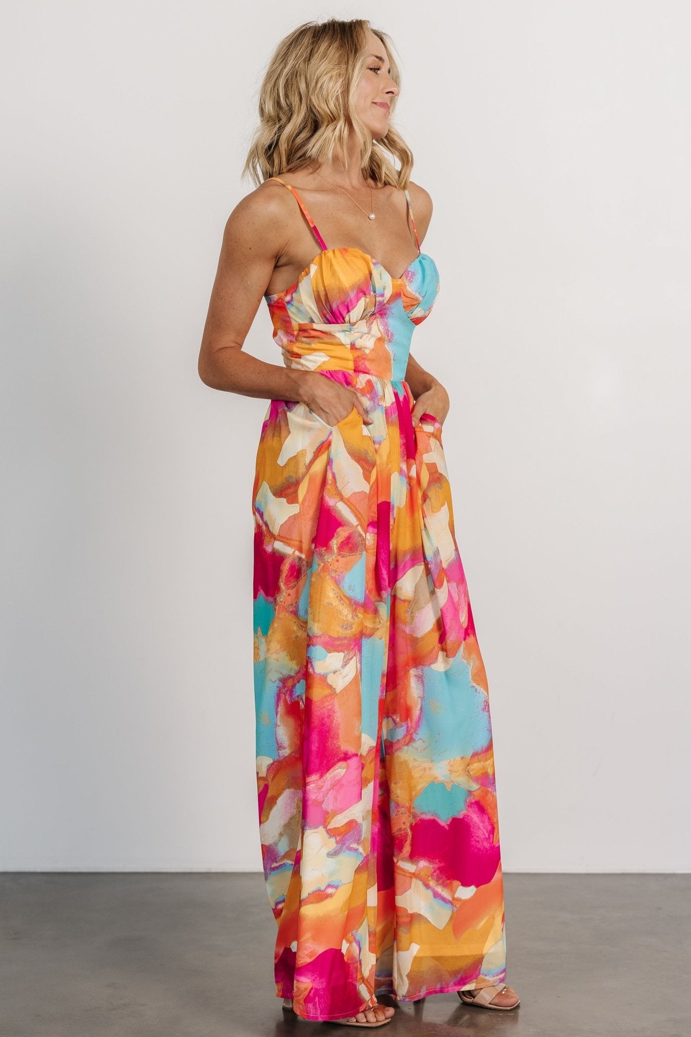 Shea Jumpsuit | Multi Print - Image 3