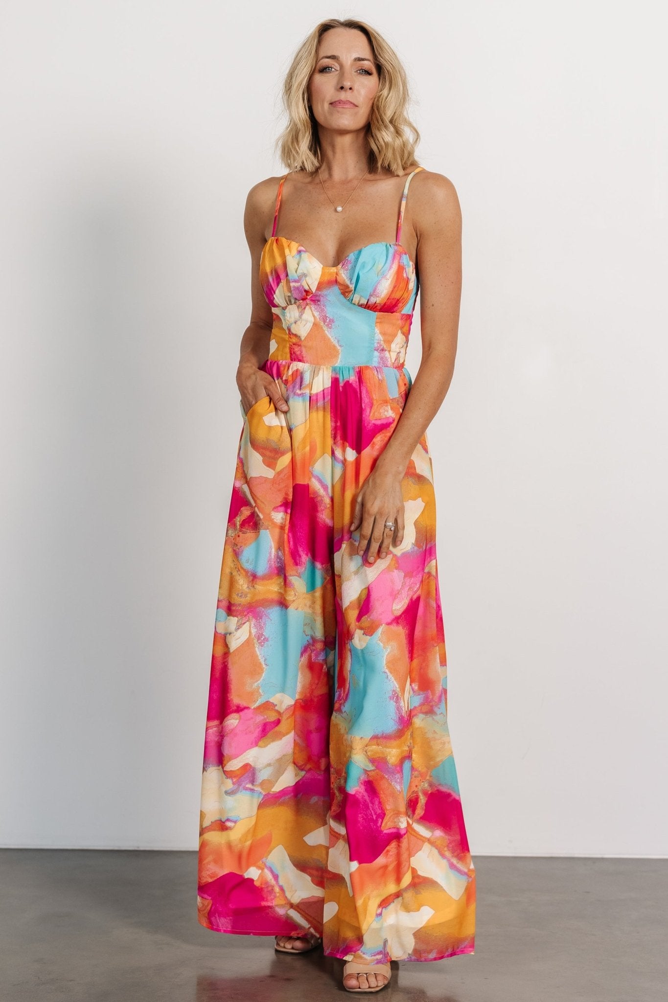 Shea Jumpsuit | Multi Print - Image 4