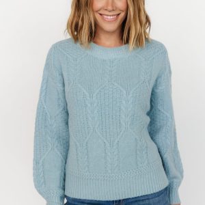Sheffield Knit Sweater | Light Blue