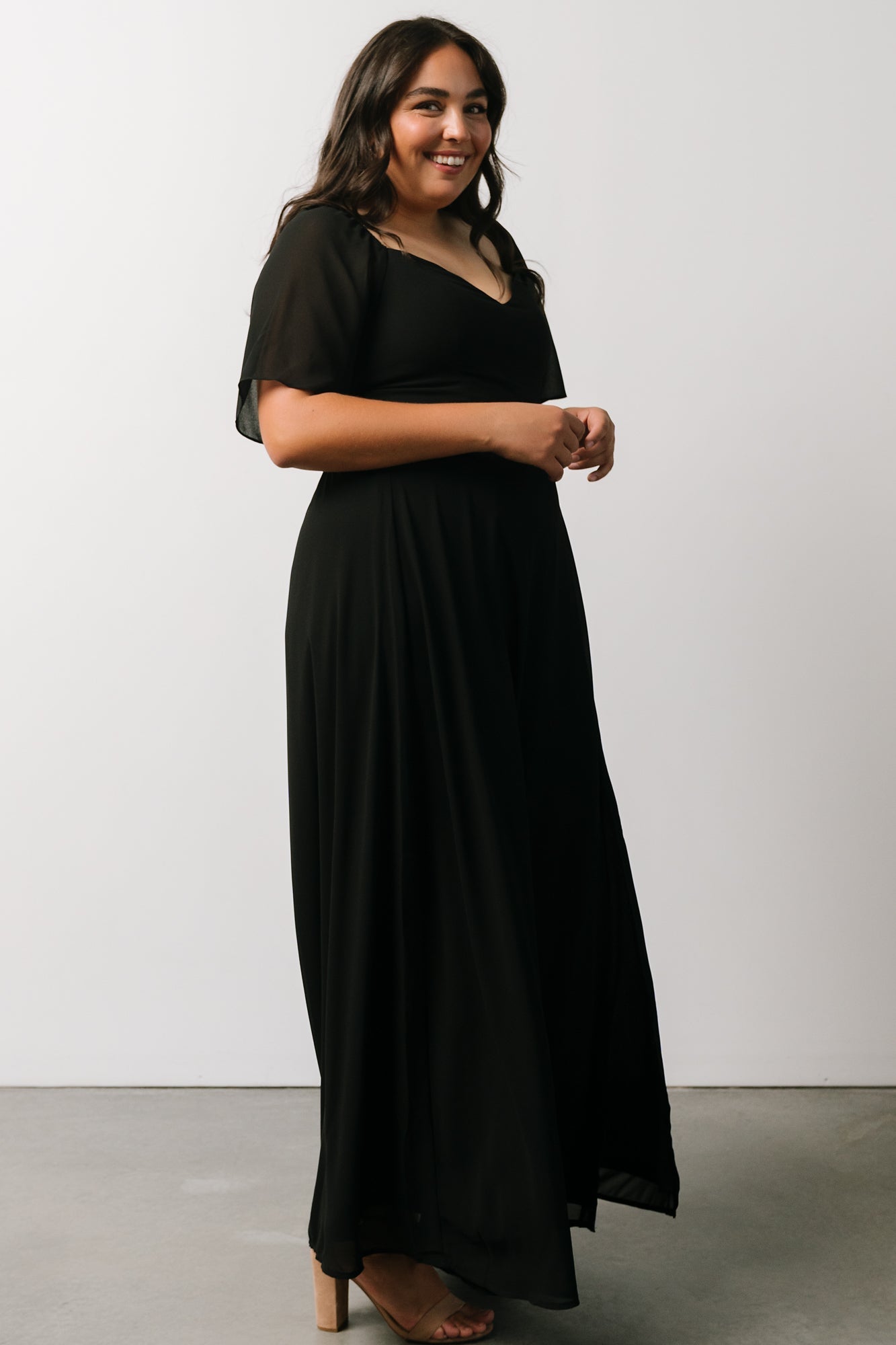 Sierra Sweetheart Maxi Dress | Black - Image 5