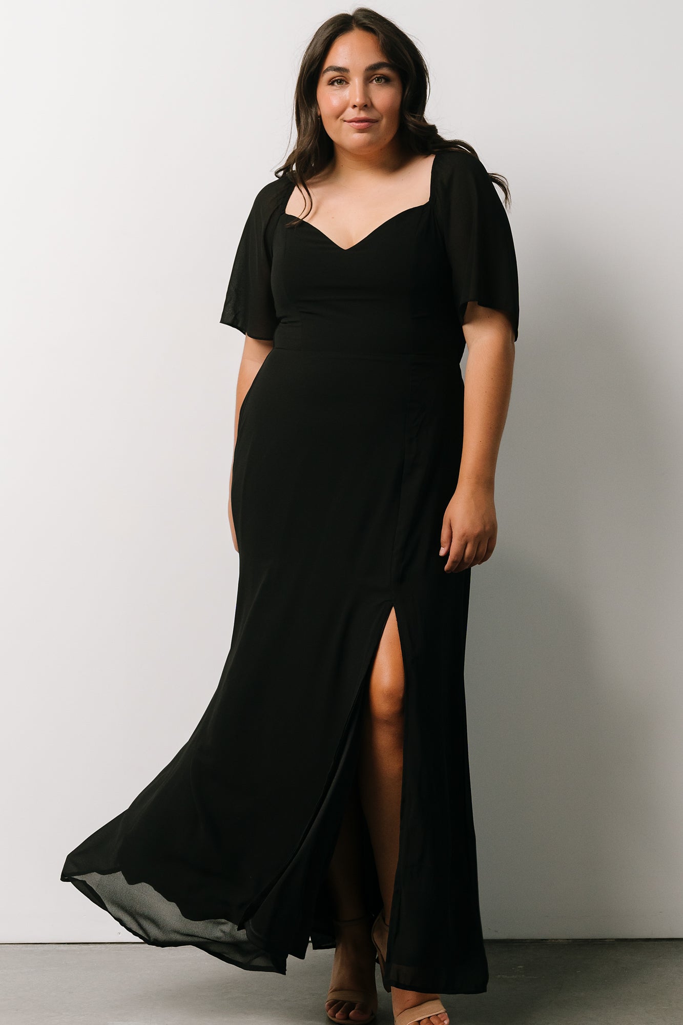 Sierra Sweetheart Maxi Dress | Black - Image 2