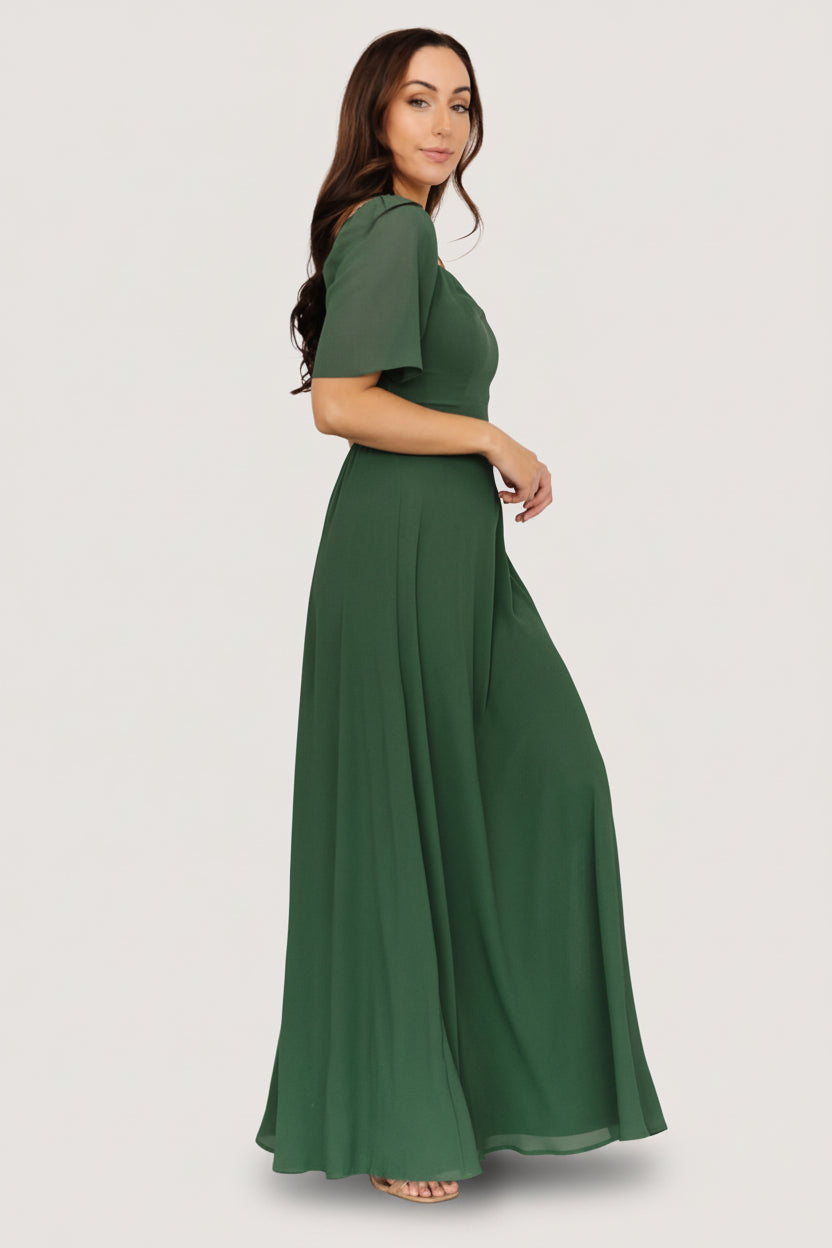 Sierra Sweetheart Maxi Dress | Evergreen - Image 5