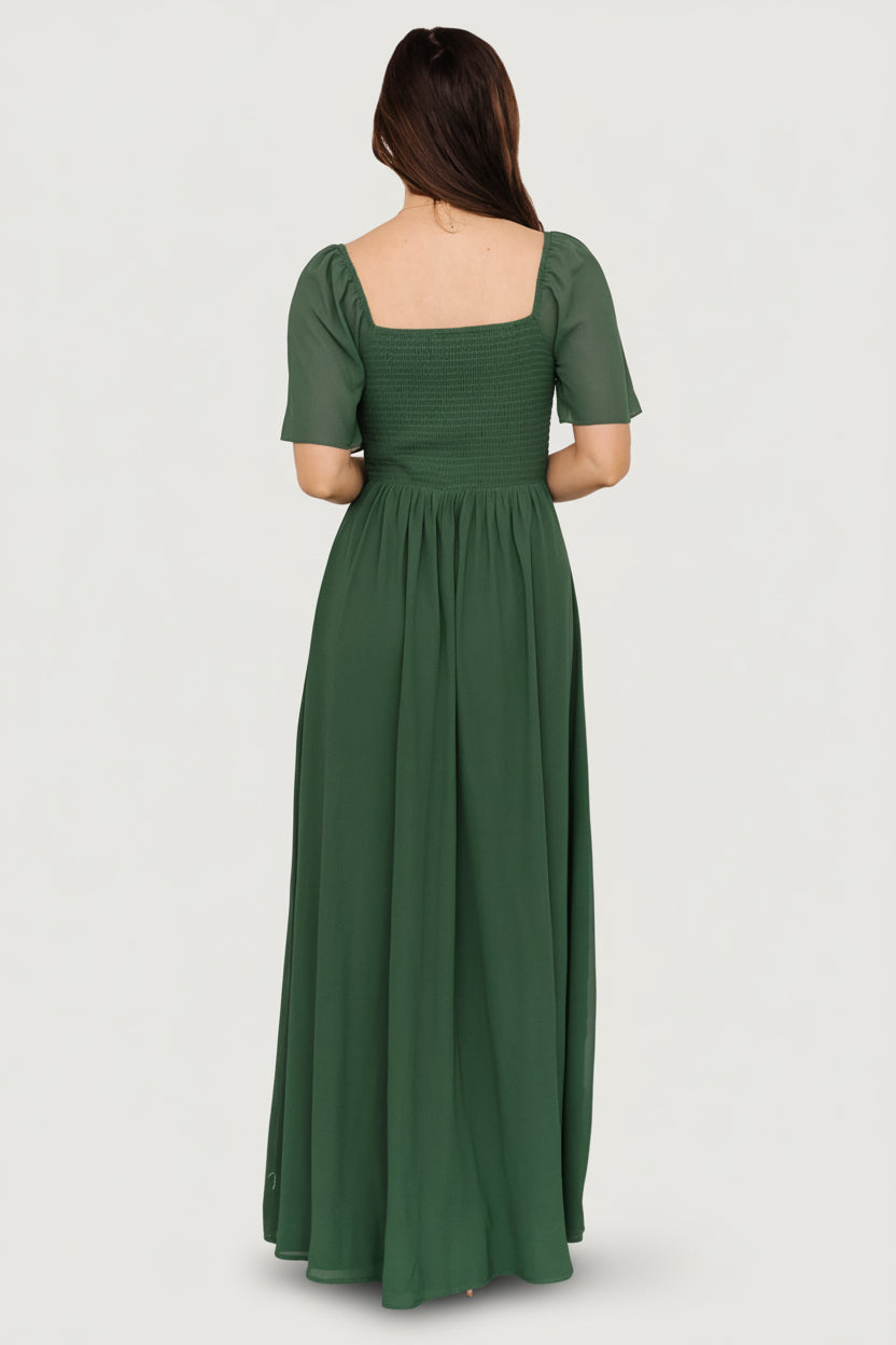 Sierra Sweetheart Maxi Dress | Evergreen - Image 6
