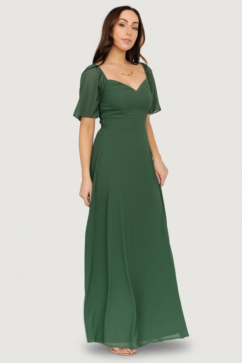 Sierra Sweetheart Maxi Dress | Evergreen - Image 7