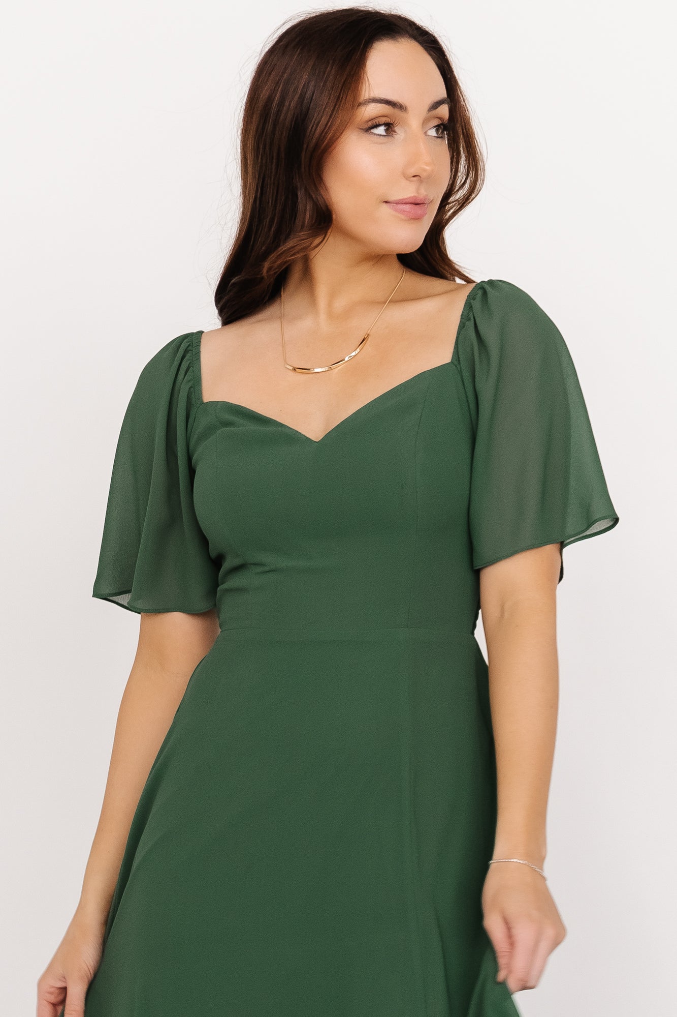 Sierra Sweetheart Maxi Dress | Evergreen - Image 4