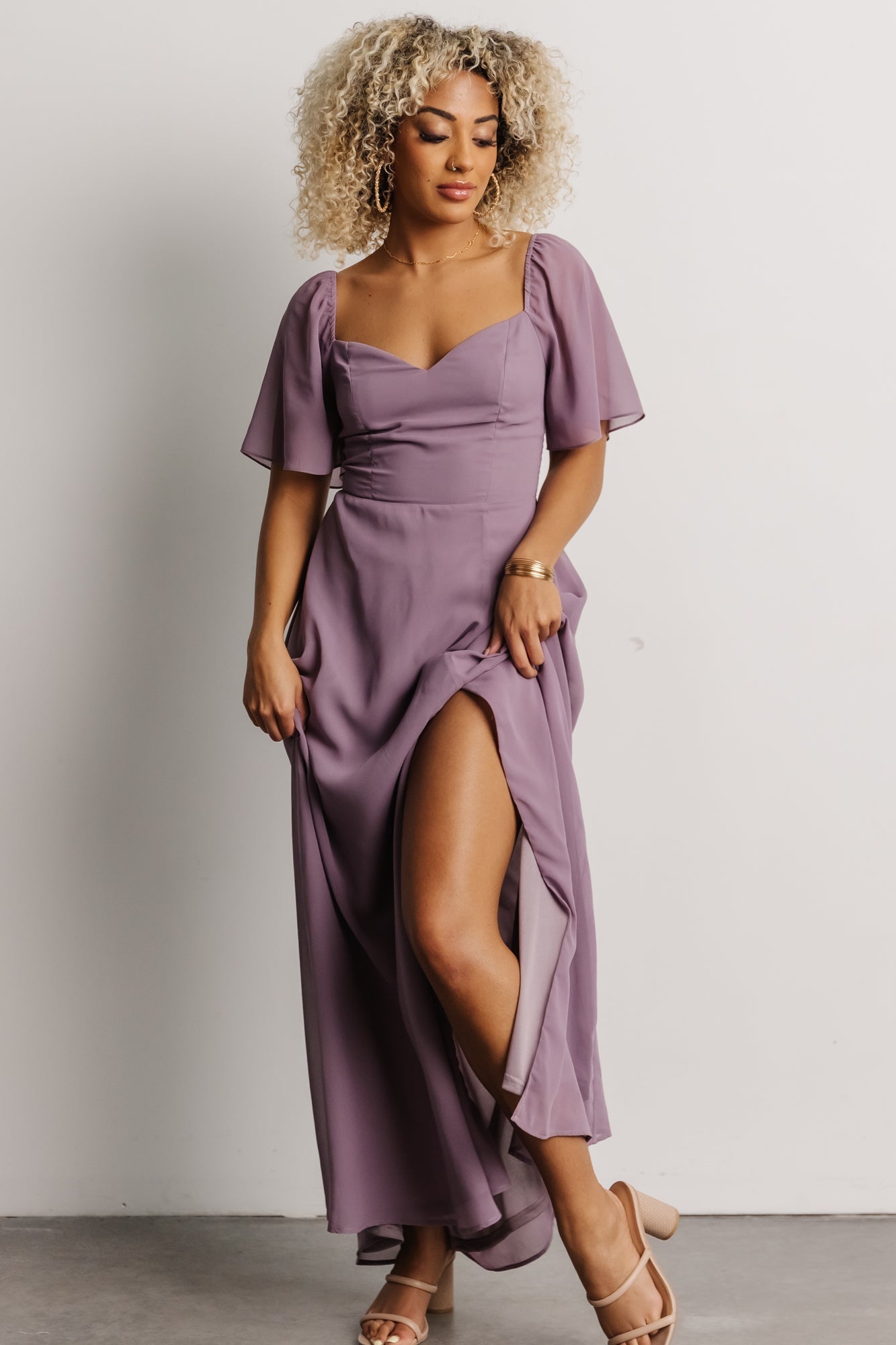 Sierra Sweetheart Maxi Dress | Lilac - Image 7