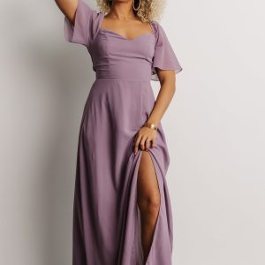 Sierra Sweetheart Maxi Dress | Lilac
