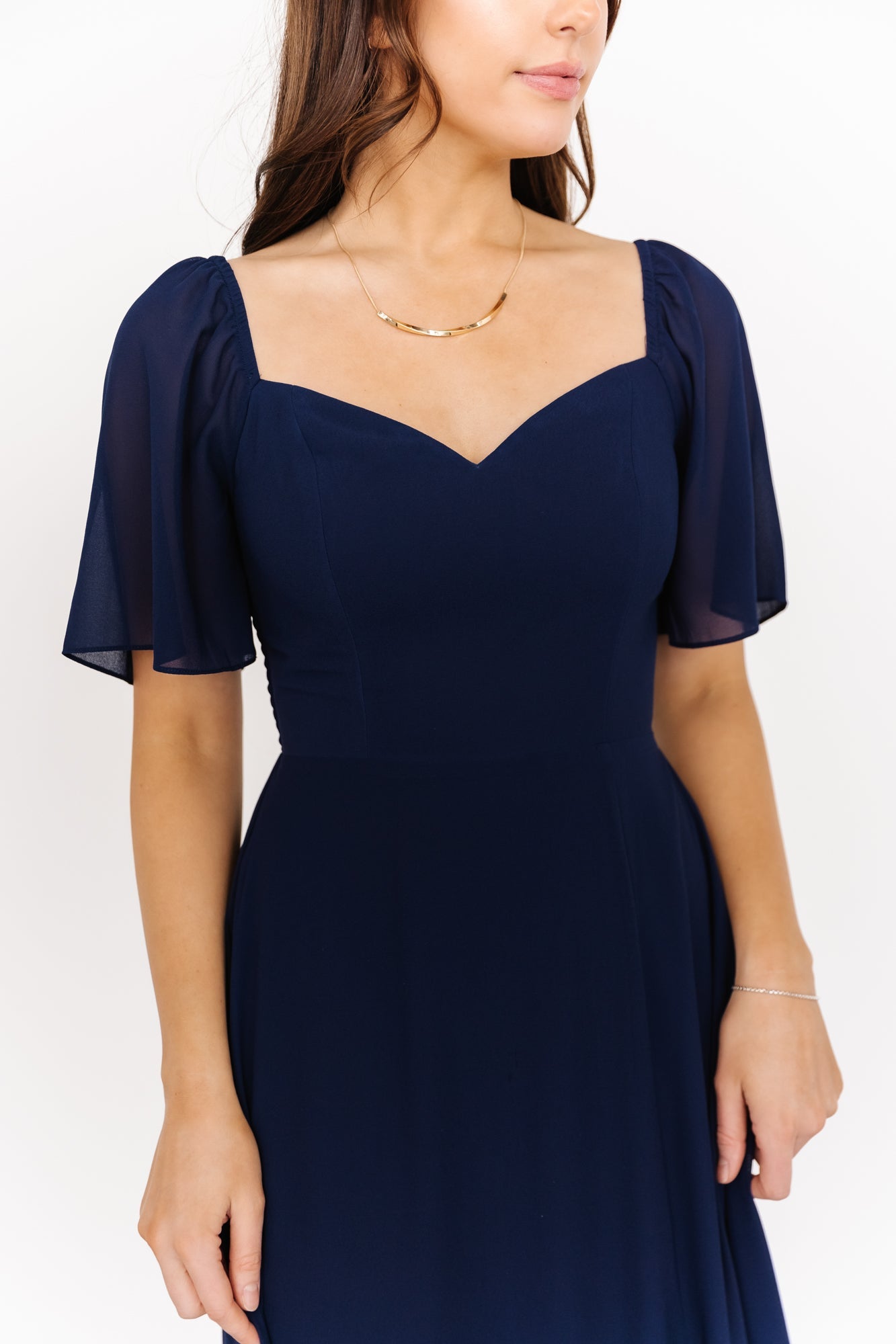 Sierra Sweetheart Maxi Dress | Navy - Image 2