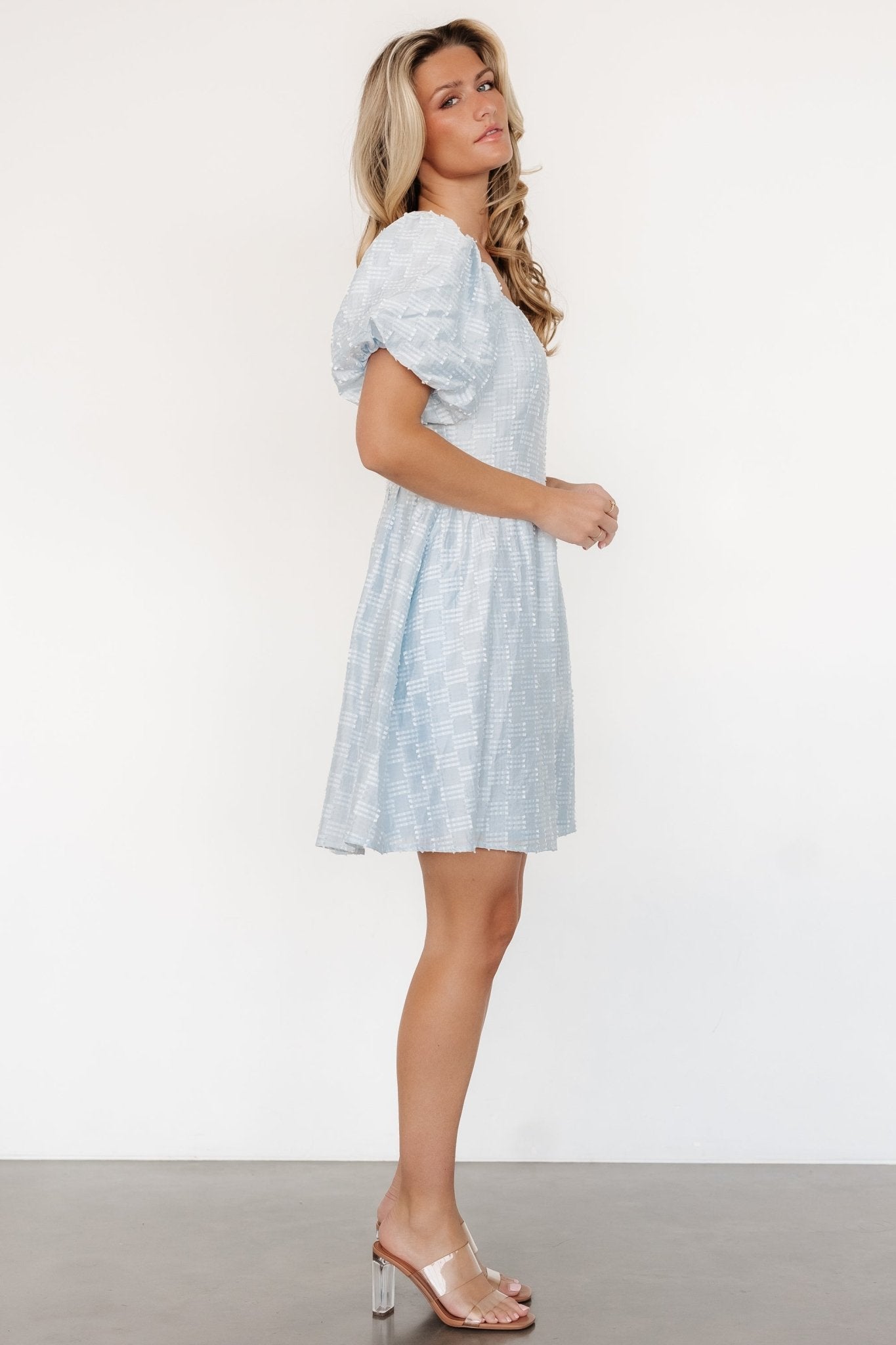 Sommer Short Dress | Light Blue - Image 4