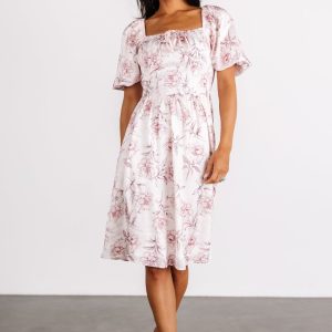 Sonnet Short Dress | Blush Floral