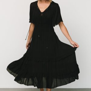 Spell Boho Midi Dress | Black