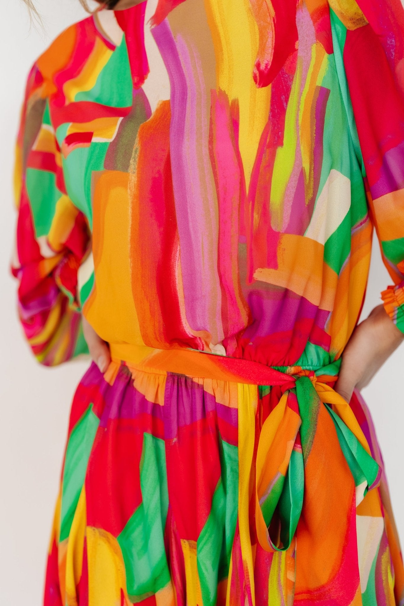 Tavana Short Dress | Multi Print - Image 5