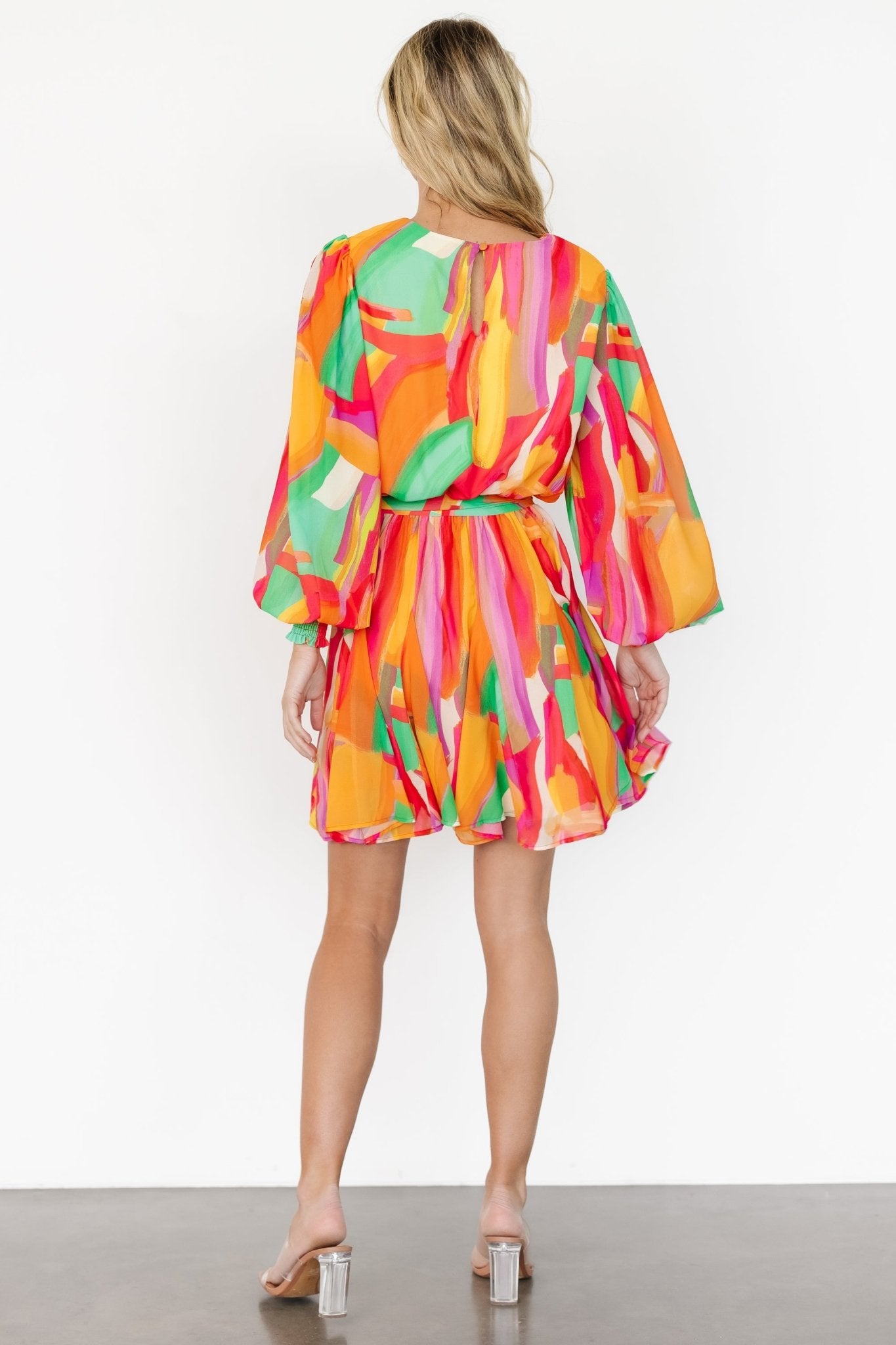 Tavana Short Dress | Multi Print - Image 4