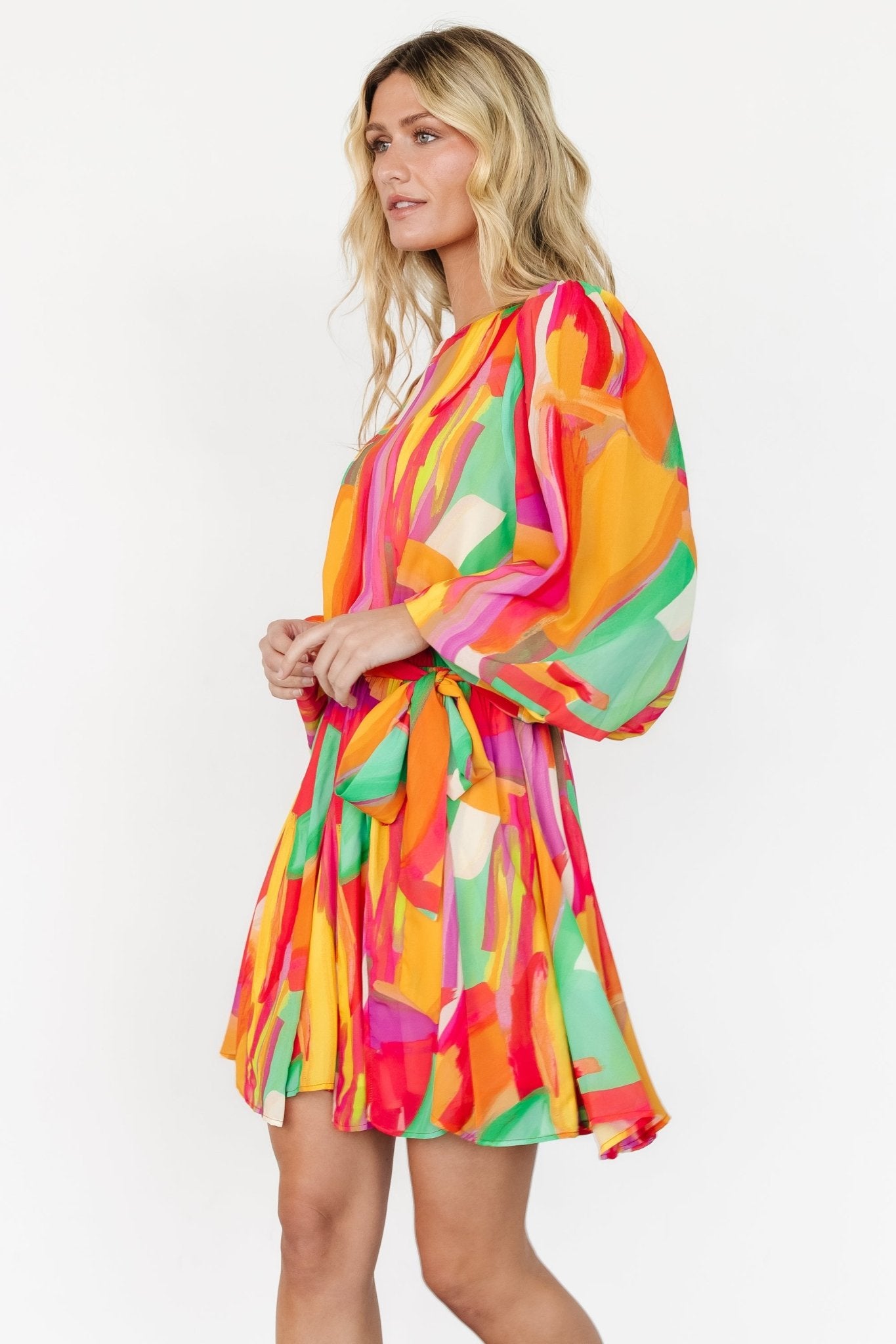 Tavana Short Dress | Multi Print - Image 6
