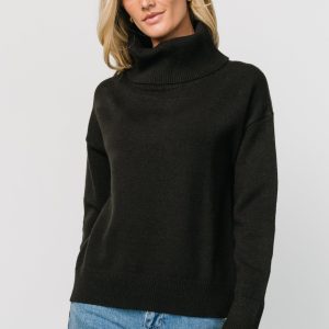 Tera Turtleneck Sweater | Black