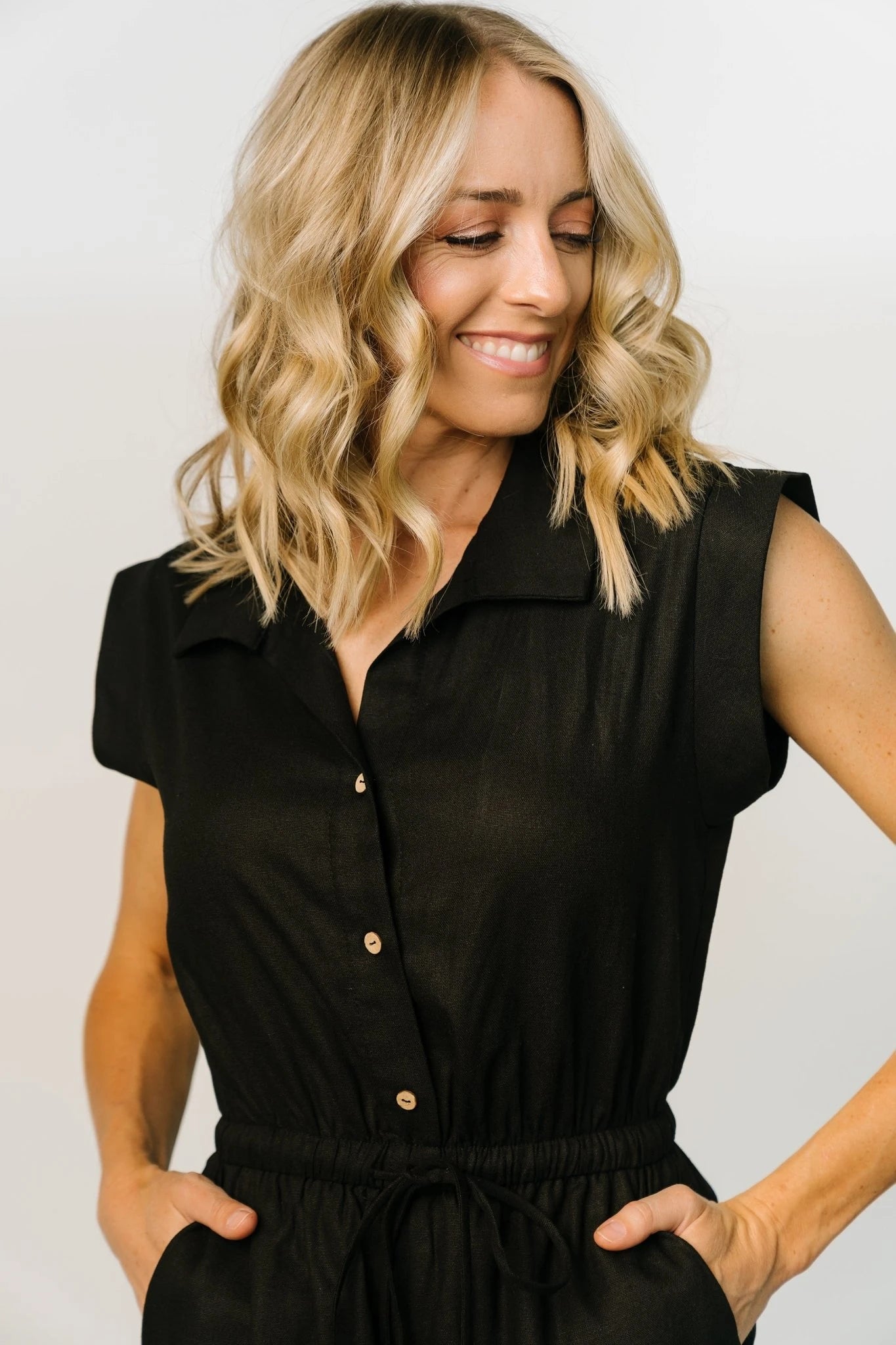 Toni Romper | Black - Image 3