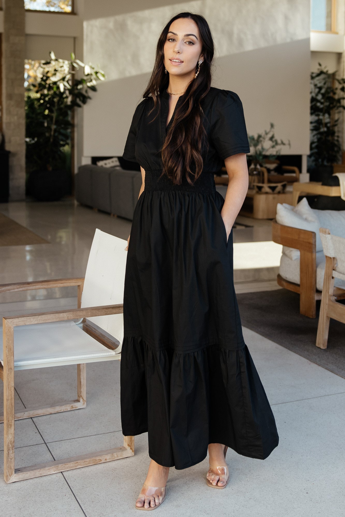 Vera Maxi Dress | Black - Image 4