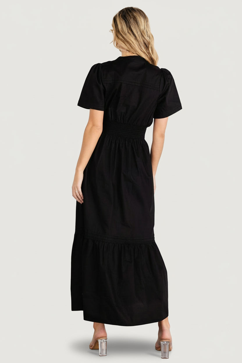 Vera Maxi Dress | Black - Image 2