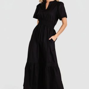 Vera Maxi Dress | Black